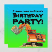 Invitation La coutume badine la partie de construction (Devant / Derrière)