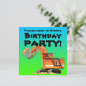 Invitation La coutume badine la partie de construction (Debout devant)