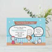 Invitation La coutume badine l'invitation de partie avec (Debout devant)