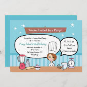 Invitation La coutume badine l'invitation de partie avec (Devant / Derrière)