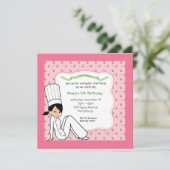 Invitation La coutume badine l'invitation de partie avec (Debout devant)