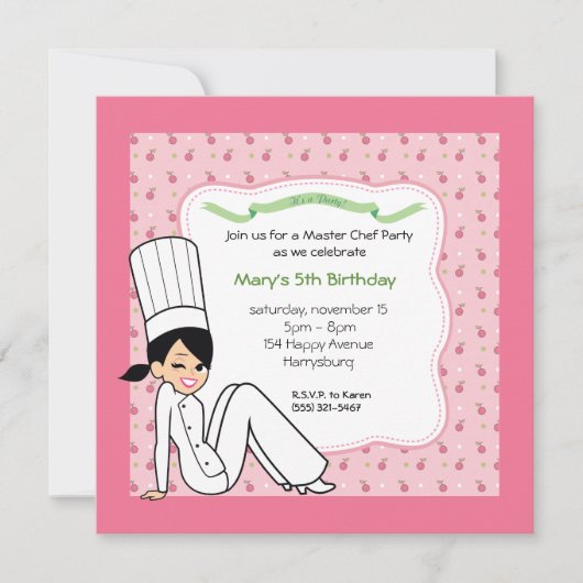 Invitation La coutume badine l'invitation de partie avec (Devant)