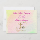 Invitation La Croix et la Bible - (Devant)