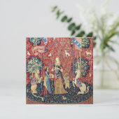 Invitation La Dame et la licorne, Odeur (Debout devant)