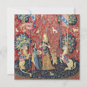 Invitation La Dame et la licorne, Odeur (Devant)