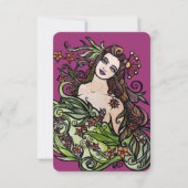 Invitation La déesse de l'impératrice Tarot (Devant)