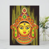 Invitation La déesse Durga (Festival de Dussehra) (Debout devant)