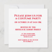 Invitation La déesse grecque Aphrodite dans sa splendeur (Dos)