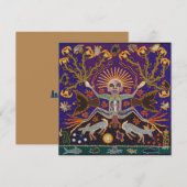 Invitation La déesse maya aztèque mexicaine Art tribal ethniq (Devant / Derrière)