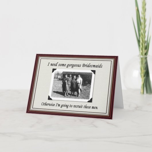 Invitation La demoiselle d'honneur ou a choisi un homme ? - (Devant)