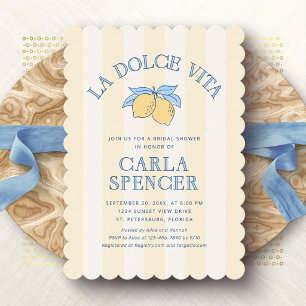 Invitation La Dolce Vita Amalfi Lemon Fête des mariées