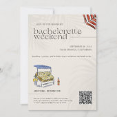 Invitation La Dolce Vita | Bachelorette d'été italienne (Devant)