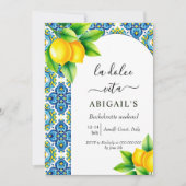 Invitation La Dolce Vita Bachelorte méditerranéenne week-end (Devant)