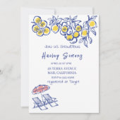 Invitation La Dolce Vita Citron italien jaune (Devant)