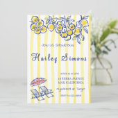 Invitation La Dolce Vita Citron italien jaune (Debout devant)