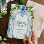 Invitation La Dolce Vita Citrus Fête des mariées verte