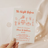 Invitation La Dolce Vita Dîner De Répétition Dessinée À La Ma