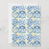 Invitation La Dolce Vita Dîner Italien Thème Anniversaire Adu (Dos)