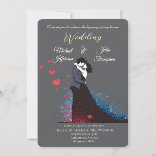 Invitation La Dolce Vita Inspiration française Classique 1940