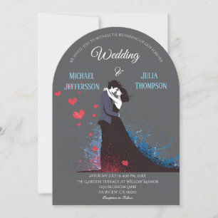 Invitation La Dolce Vita Inspiration française Classique 1940