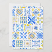 Invitation La Dolce Vita Italienne Citron élégante Fête des m (Dos)