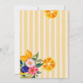 Invitation La Dolce Vita Italienne Citron Fête des mariées Fl (Dos)