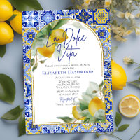 La Dolce Vita Italienne Citrons Fête des mariées c