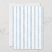 Invitation La dolce vita lemon blue hydrangea Baby Shower (Dos)