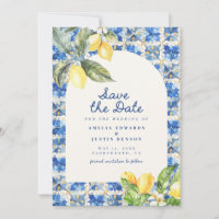 La Dolce Vita Méditerranéen Lemon Save the Date