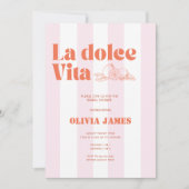 Invitation La dolce vita nuptiale (Devant)