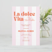 Invitation La dolce vita nuptiale (Debout devant)