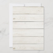 Invitation La douche rustique Bring d'avril de parapluie peut (Dos)