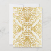 Invitation La fantaisie s'épanouit le mariage arabe indien (Dos)