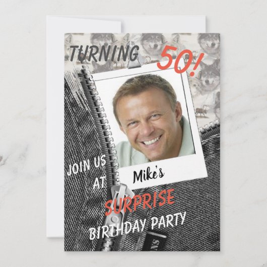 Invitation La faune canadienne (Devant)