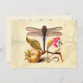 Invitation La faune de la libellule (Devant / Derrière)