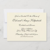 Invitation La faune de la libellule (Dos)