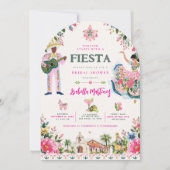 Invitation La fête commence avec une Fiesta de Fiançailles (Devant)