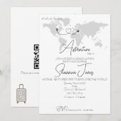 Invitation La fête de fin d'études où l'aventure commence (Devant / Derrière)