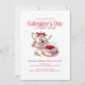 Invitation La fête de Galentine Par-tea (Devant)