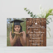 Invitation La fête de la graduation en Russie : des lumières (Debout devant)