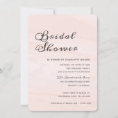 Invitation La Fête de la mariée moderne | de lavage (Devant)