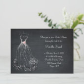 Invitation La Fête de la mariée, tableau, rêves s'habillent, (Debout devant)