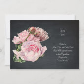 Invitation La Fête de la mariée, tableau, rêves s'habillent, (Dos)