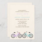 Invitation La Fête de l'mariée du cyclisme (Devant / Derrière)