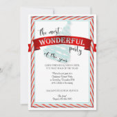 Invitation La fête de Noël la plus merveilleuse (Devant)