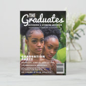 Invitation La fête de remise des diplômes conjointe des diplô (Debout devant)