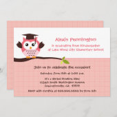 Invitation La fête de remise des diplômes de la fille (Devant / Derrière)