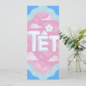 Invitation La fête de Tet arrive - Style funky mignon (Debout devant)