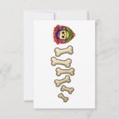 Invitation La fête des Crétins™ (Dos)