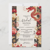 Invitation La Fête des mariées bilingue asiatique Hei Bold (Devant)